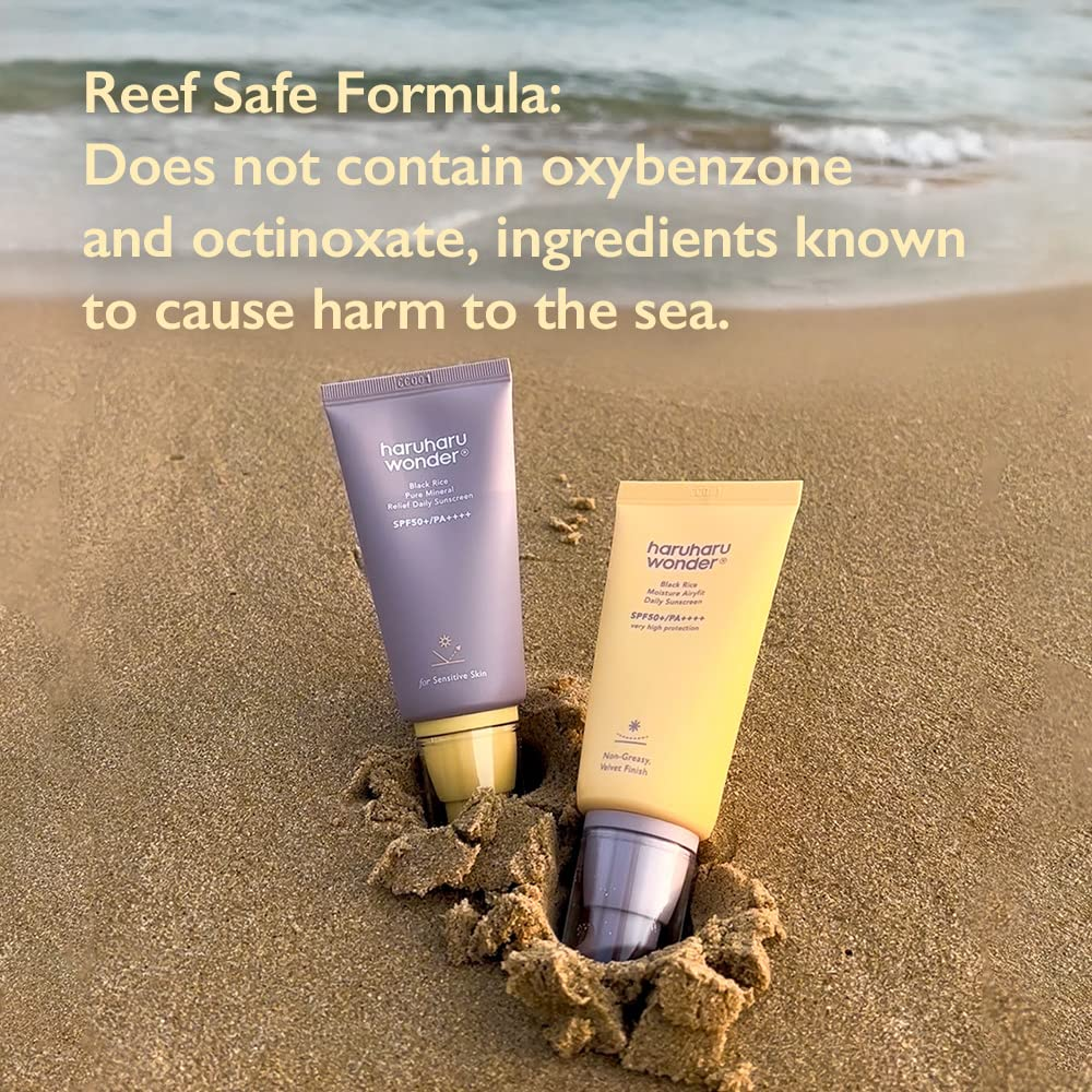 haruharu wonder Black Rice Pure Mineral Relief Daily Sunscreen SPF50+ PA++++