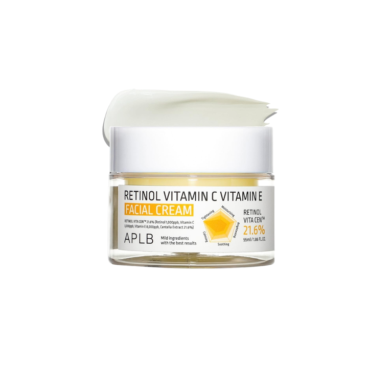 Crème Visage APLB Rétinol Vitamine C Vitamine E