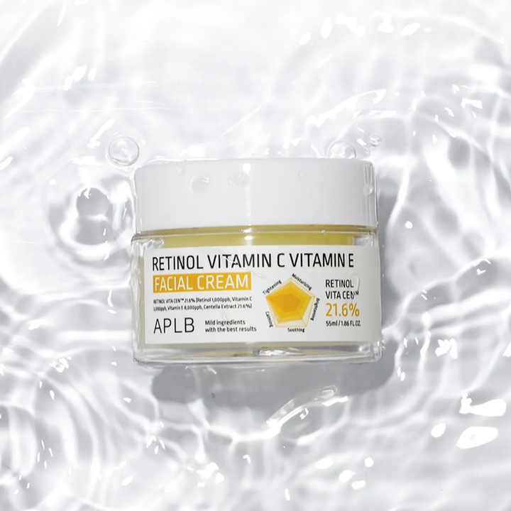 Crème Visage APLB Rétinol Vitamine C Vitamine E