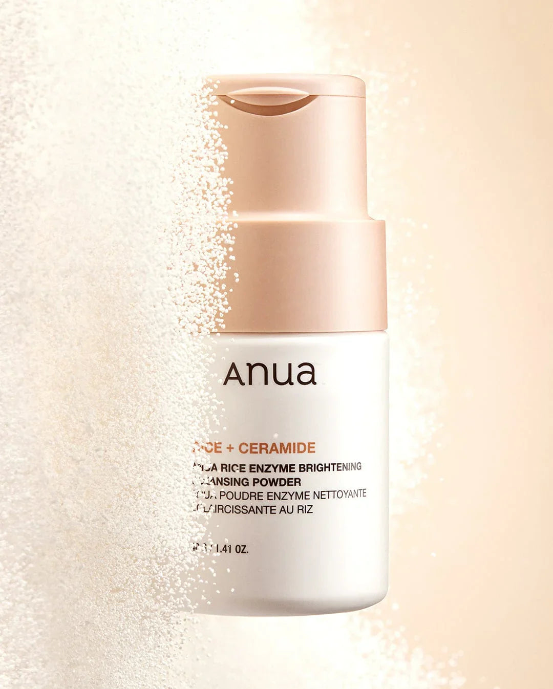 Poudre nettoyante éclaircissante aux enzymes de riz Anua