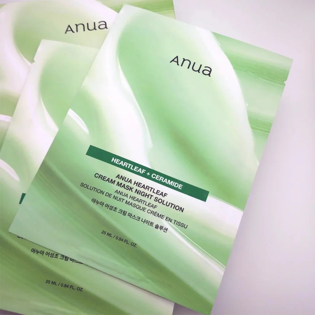 Masque crème Anua Heartleaf Solution de nuit