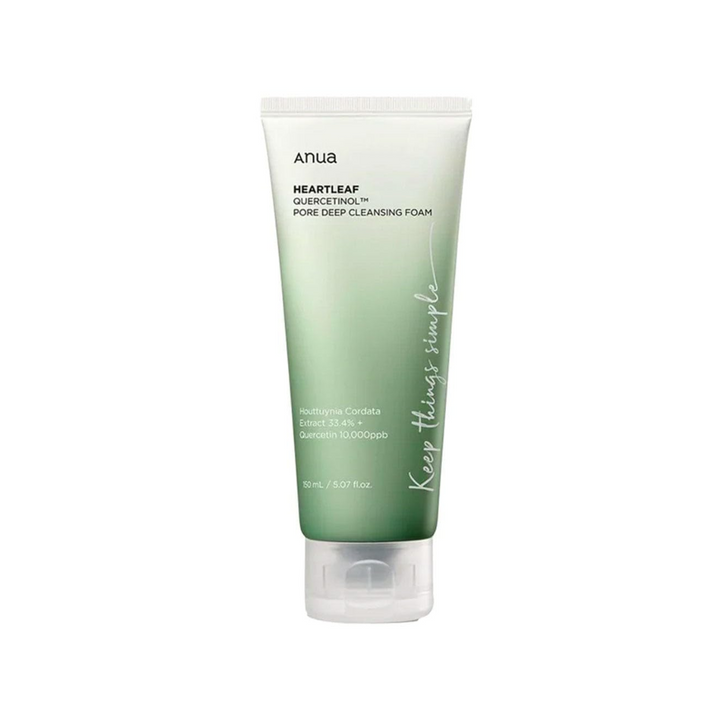 Mousse nettoyante en profondeur pour les pores Anua Heartleaf Quercetinol 150 ml