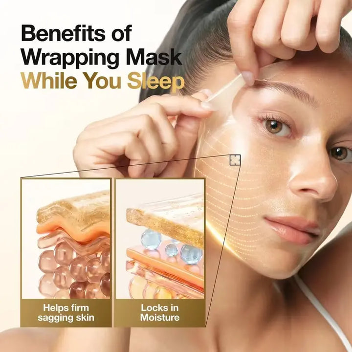 Anua KPop Demon Hunters Golden Firming Collagen Wrapping Mask