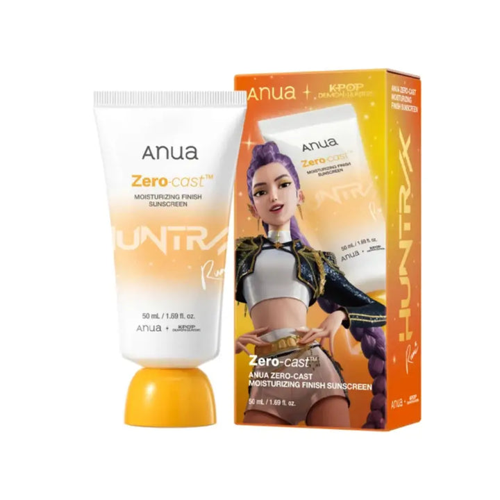 Anua Kpop Demon Hunters Zero-Cast Moisturizing Finish Sun Care Anua