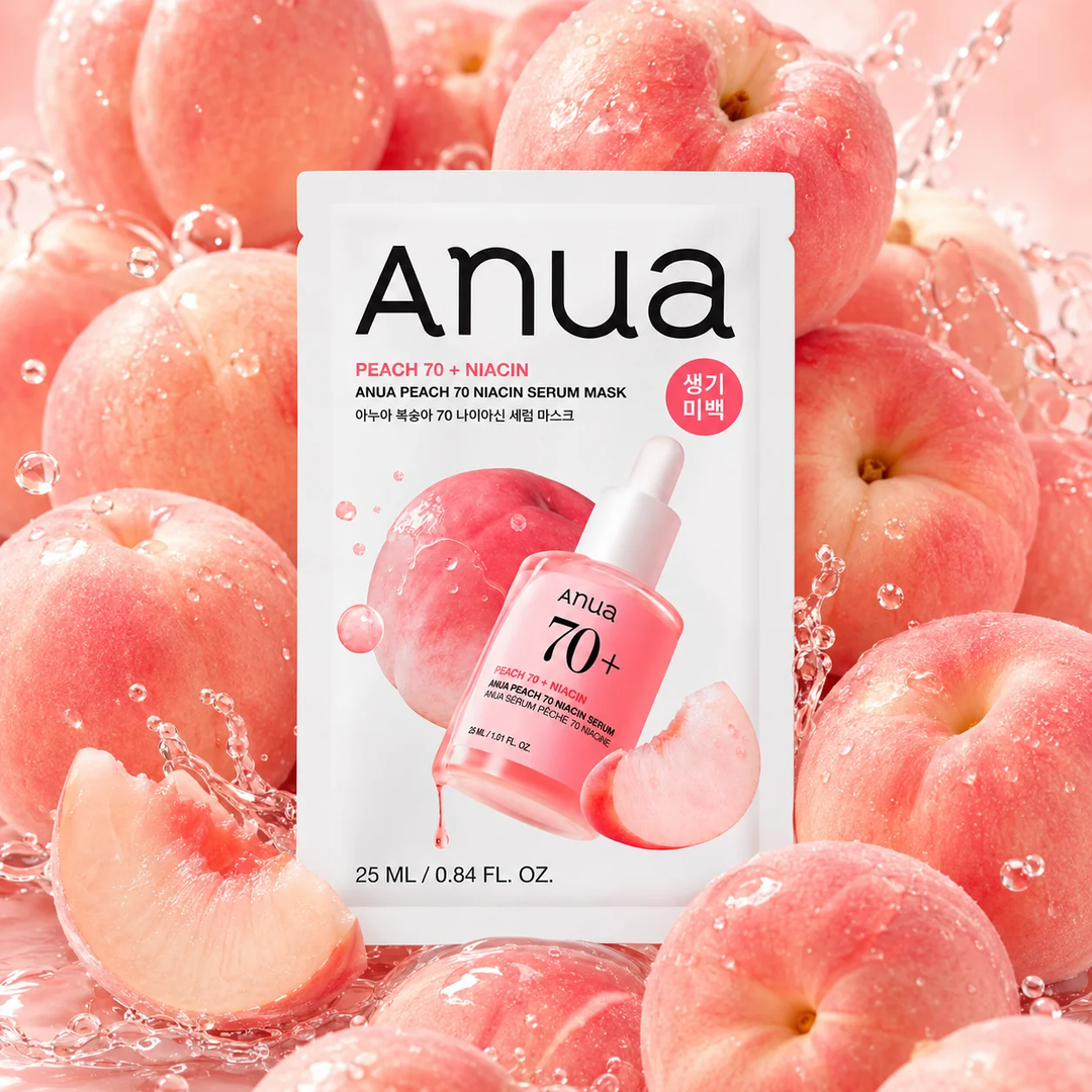 Masque sérum à la niacinamide et à la pêche Anua