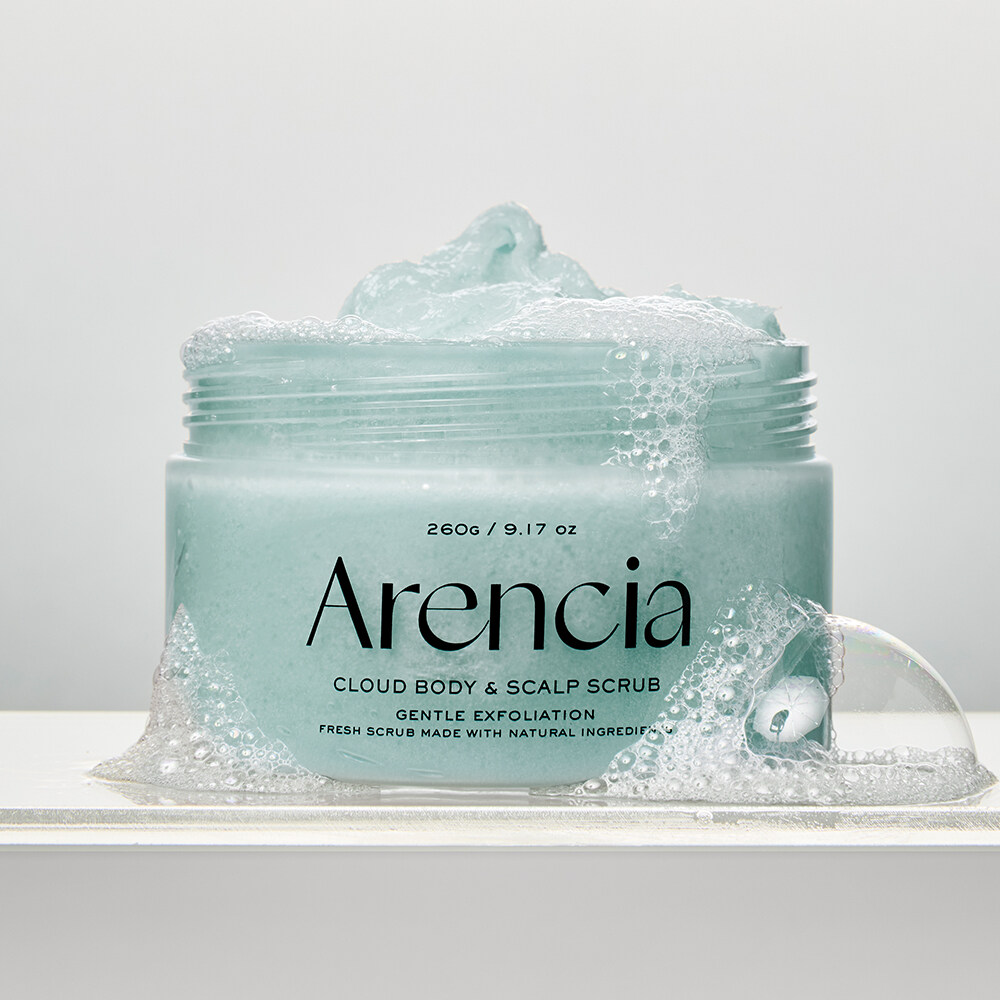 Arencia Fresh Cloud Body & Scalp Scrub (French Mint & Lily)