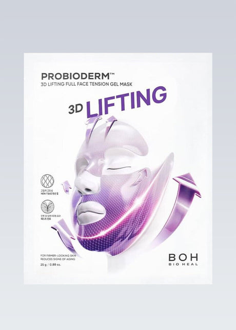 BIOHEAL BOH Probioderm 3D Lifting Full Face Tension Gel Mask packaging