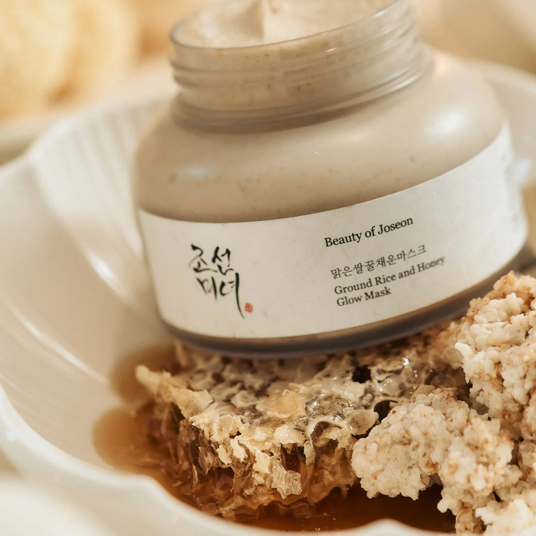 Masque éclat au riz moulu et au miel de la marque Joseon