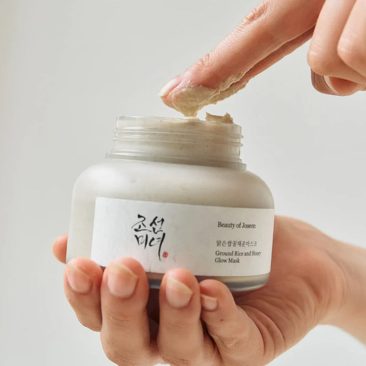 Masque éclat au riz moulu et au miel de la marque Joseon
