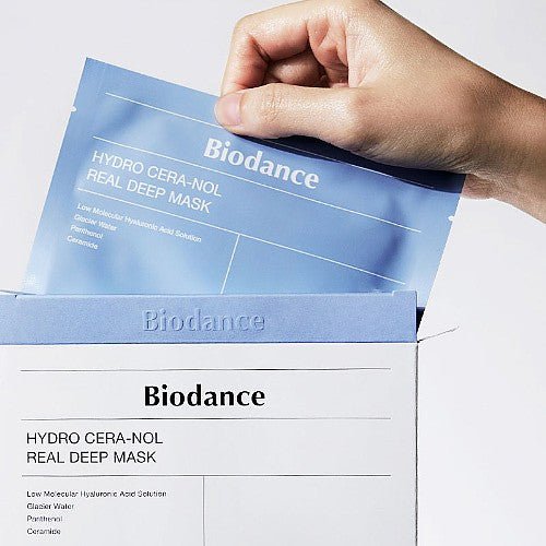 Masque profond Biodance Hydro Cera-Nol Real, 4 feuilles