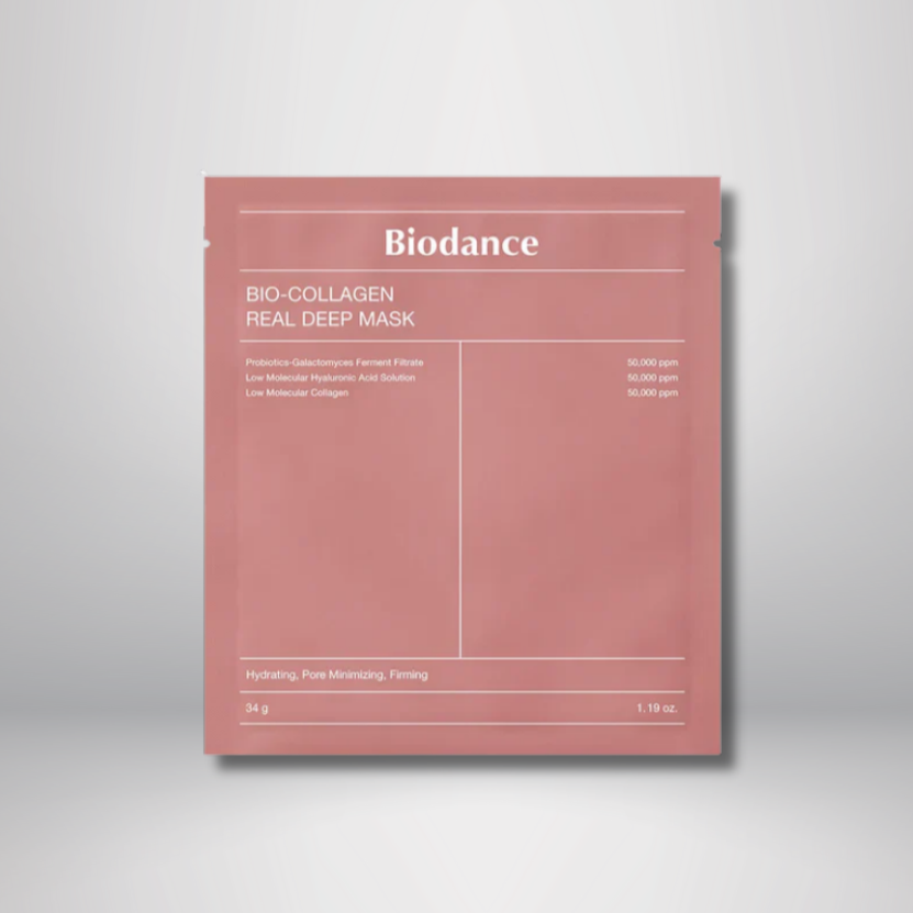 Masque profond Biodance Bio-Collagen Real 1 feuille/4 feuilles