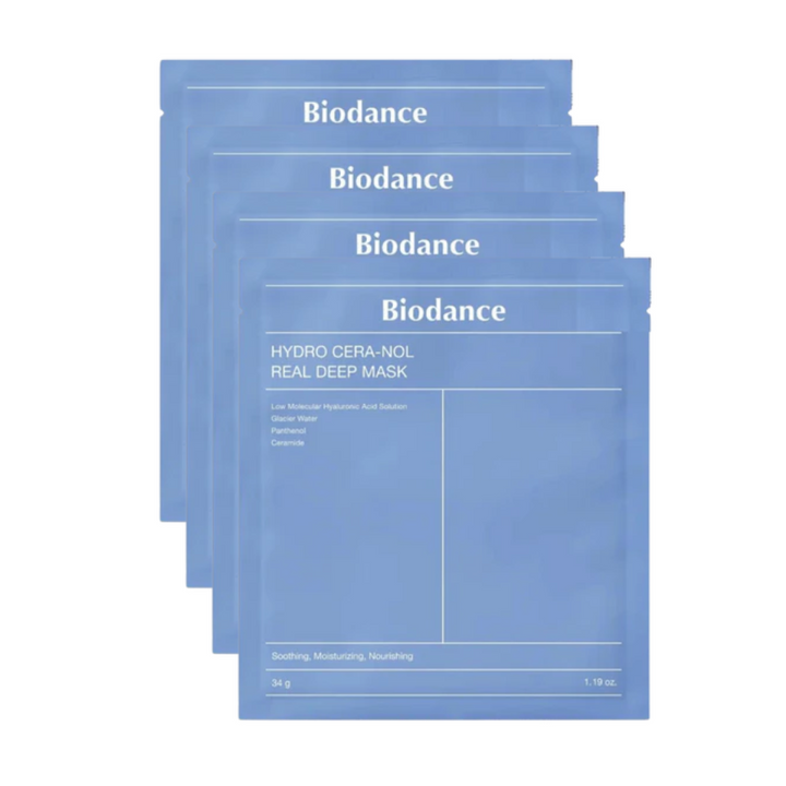 Masque profond Biodance Hydro Cera-Nol Real, 4 feuilles