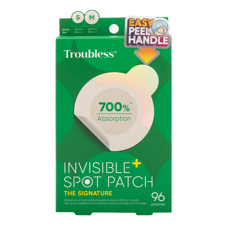 Troubless Invisible Plus Spot Patch The Signature 96 patches box front