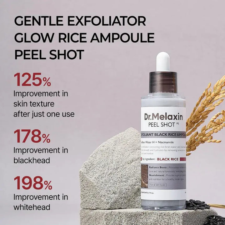 Dr.Melaxin Peel Shot Exfoliating Black Rice Ampoule Dr.Melaxin