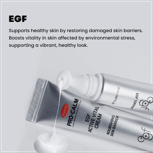 PRO-CALM EGF Active Vital Cream - EGF supports healthy skin by restoring damaged skin barriers
