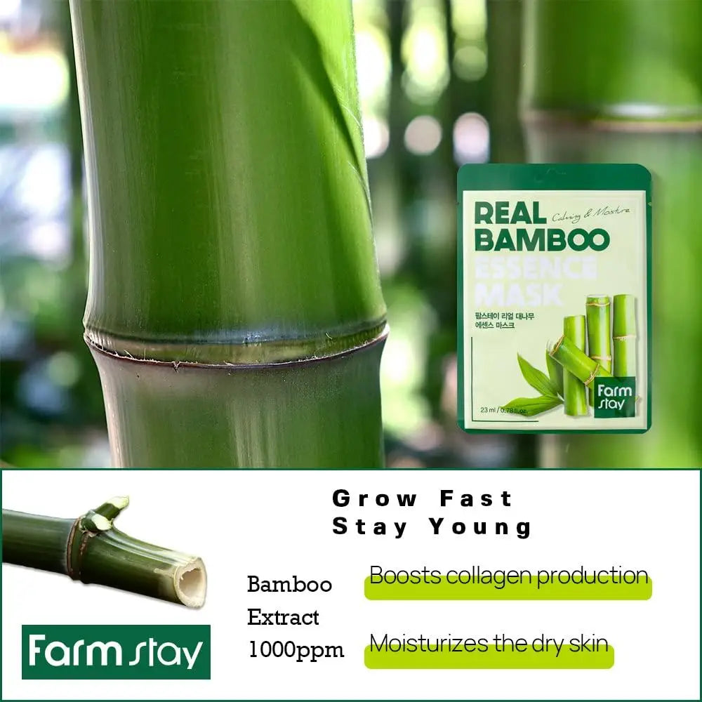 Farmstay Real Bamboo Essence Mask