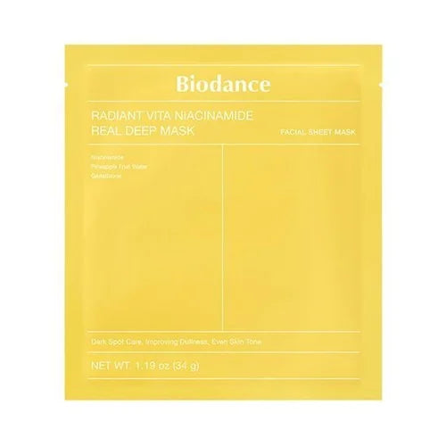 Masque profond Biodance Radiant Vita Niacinamide Real