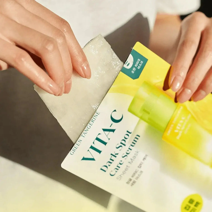 Masque sérum anti-taches Goodal Green Tangerine Vita C