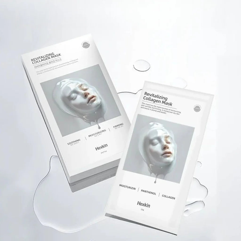 Masque facial revitalisant au collagène HEXKIN