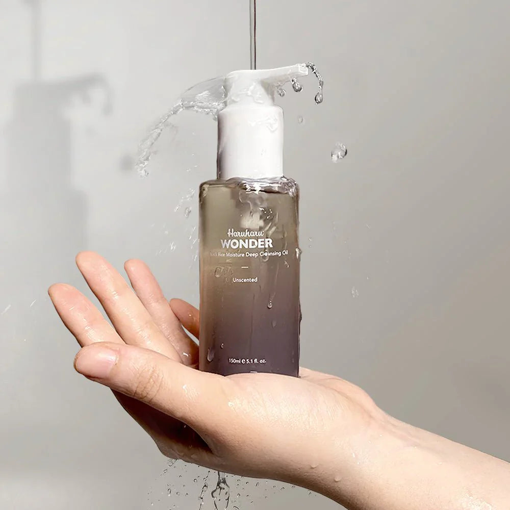 Huile nettoyante en profondeur au riz noir Haruharu 150 ml