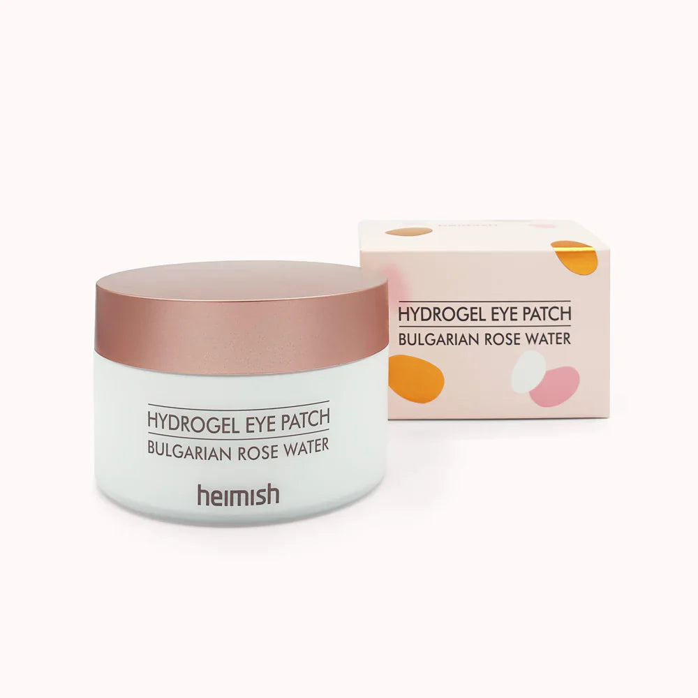 Patchs pour les yeux hydrogels Heimish à la rose bulgare (60 pièces)