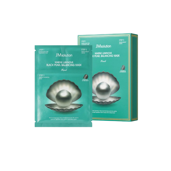 Masque hydratant profond aux perles lumineuses marines JM Solution