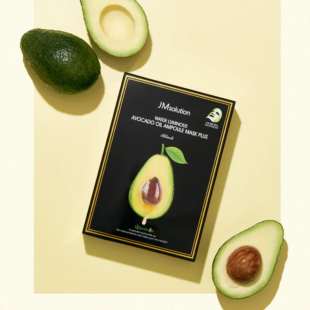 Masque Ampoule à l'Huile d'Avocat Lumineuse JM Solution Water