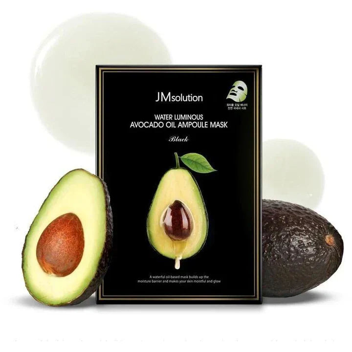 Masque Ampoule à l'Huile d'Avocat Lumineuse JM Solution Water