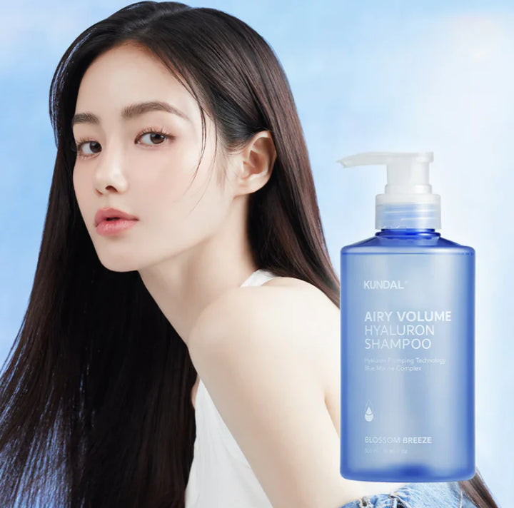 KUNDAL Airy Volume Hyaluron BLOSSOM BREEZE Shampoo 500ml