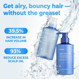 KUNDAL Airy Volume Hyaluron Hair Care Set