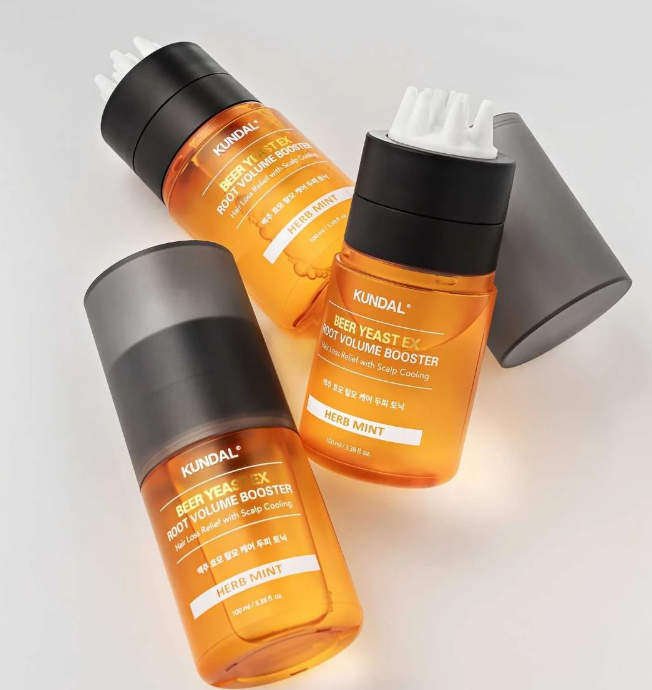 KUNDAL Tonique Capillaire à la Levure de Bière Ex pour le Volume des Racines 100ml