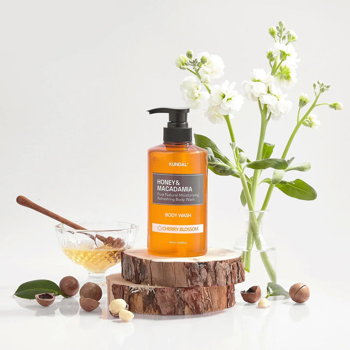 KUNDAL Honey & Macadamia Pure Natural Moisturizing Refreshing Body Wash KUNDAL