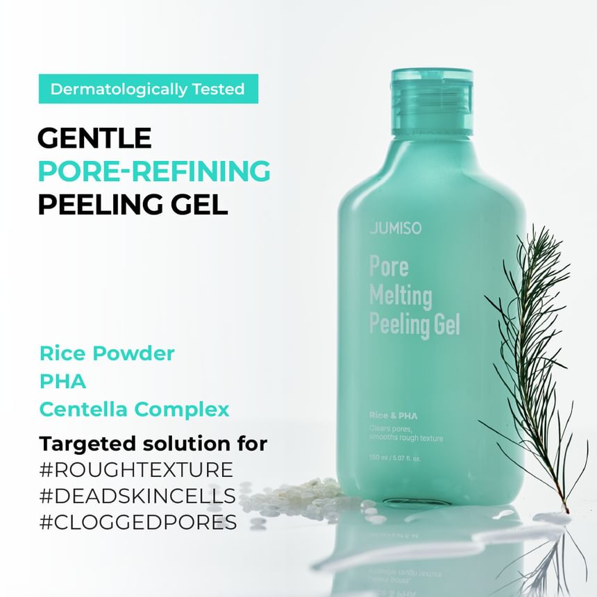 Jumiso Pore Melting Peeling Gel 150ml - dermatologically tested gentle pore-refining peeling gel
