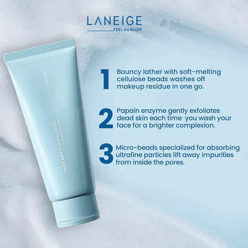 Laneige Water Bank Blue Hyaluronic Cleansing Foam LANEIGE