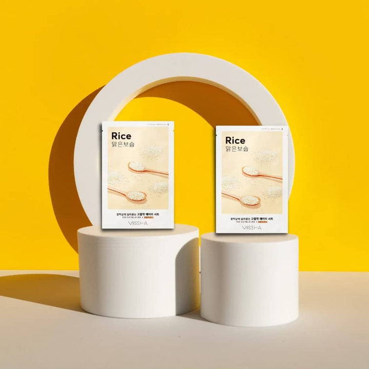 Masque en tissu Airy Fit MISSHA [Riz]