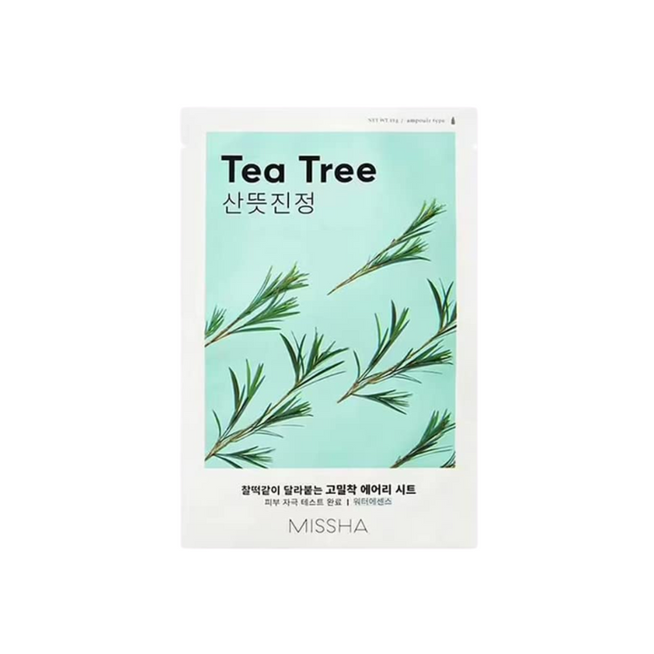 Masque en tissu Airy Fit MISSHA [Arbre à thé]