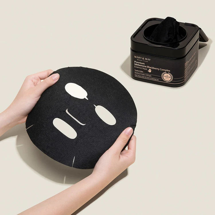 Mary&May Premium Idebenon Blackberry Complex Essence Mask  (20 sheets)