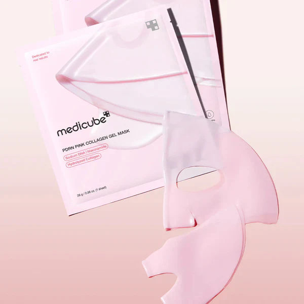 Masque gel au collagène rose Medicube PDRN 1 feuille/4 feuilles
