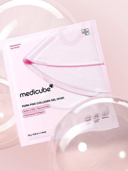 Masque gel au collagène rose Medicube PDRN 1 feuille/4 feuilles