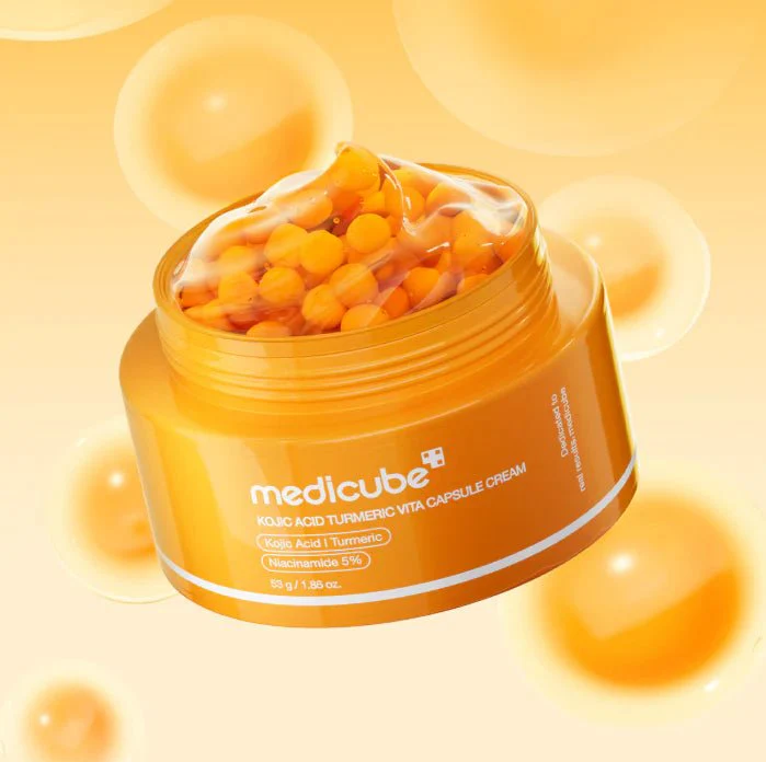 Crème en capsules Medicube à l'acide kojique, au curcuma et à la vitamine