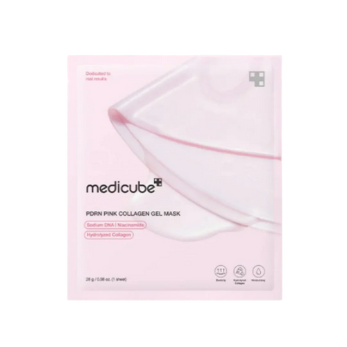 Masque gel au collagène rose Medicube PDRN 1 feuille/4 feuilles