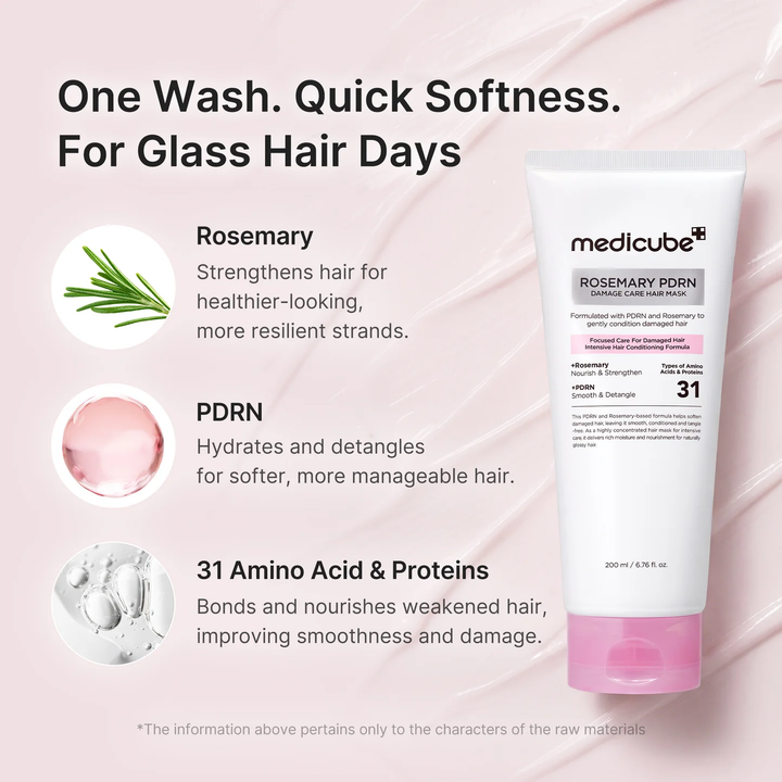 Medicube Rosemary PDRN Damage Care Hair Mask
