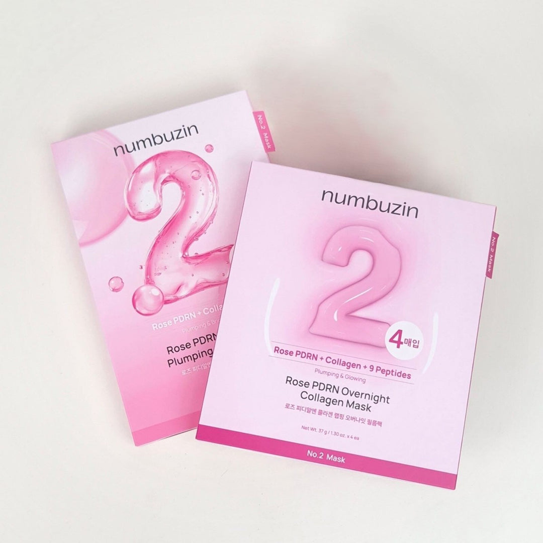 Numbuzin No.2 Rose PDRN Collagen Plumping Sheet Mask