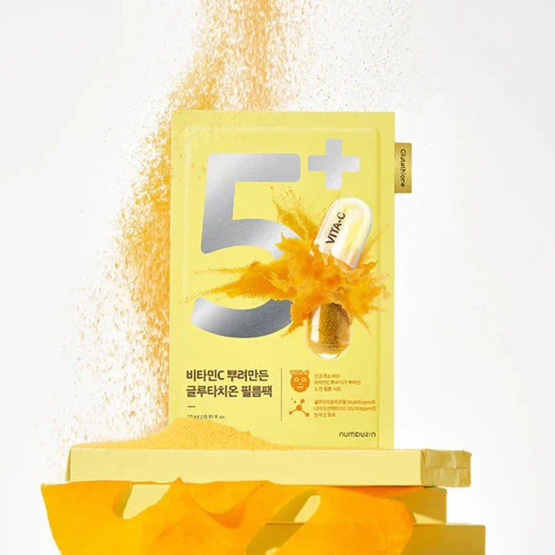 Masque en tissu Numbuzin n°5 Vitamin Spotlight
