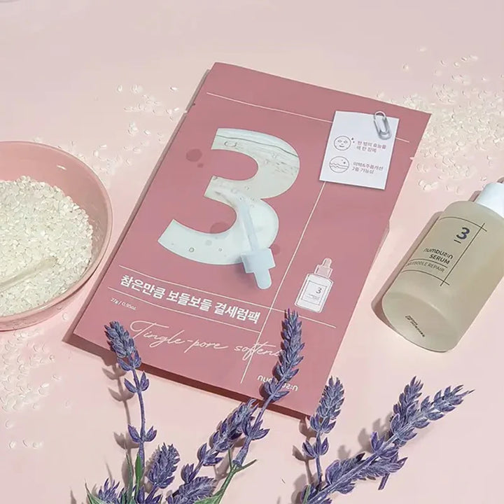 Numbuzin No.3 Tingle-Pore Softening Sheet Mask