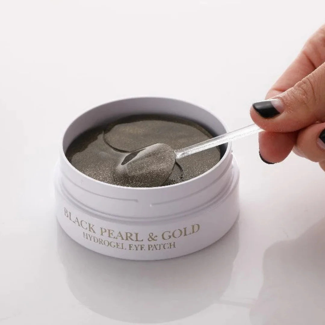 PETITFEE  Black Pearl & Gold Hydrogel Eye Patch - 60pcs