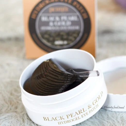 PETITFEE  Black Pearl & Gold Hydrogel Eye Patch - 60pcs