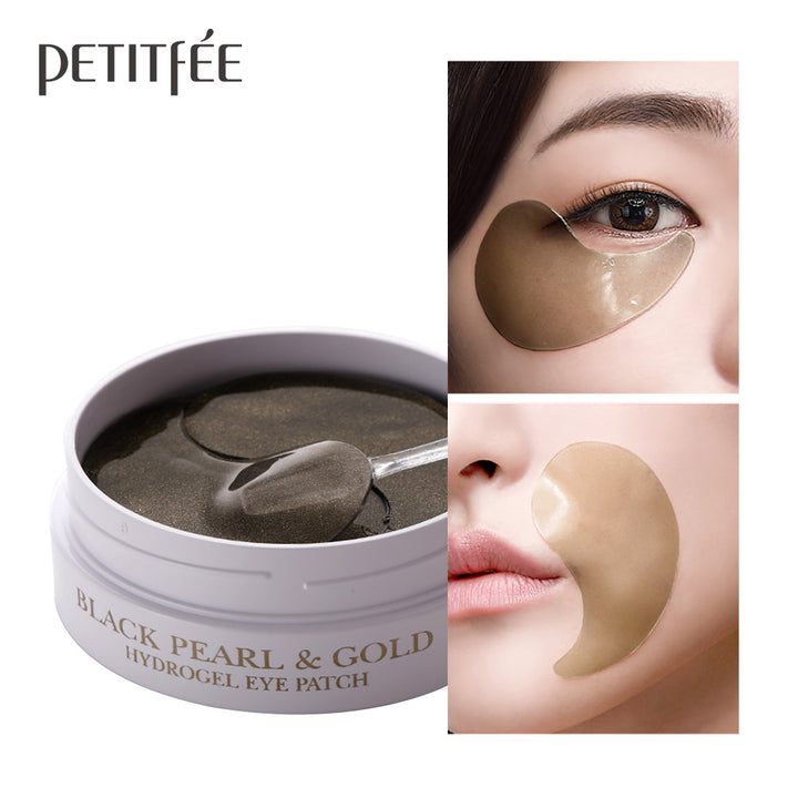PETITFEE  Black Pearl & Gold Hydrogel Eye Patch - 60pcs