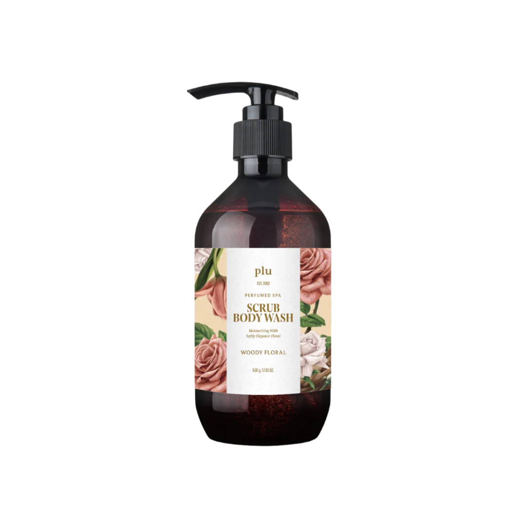 PLU Perfumed Spa Scrub Body Wash Woody Floral