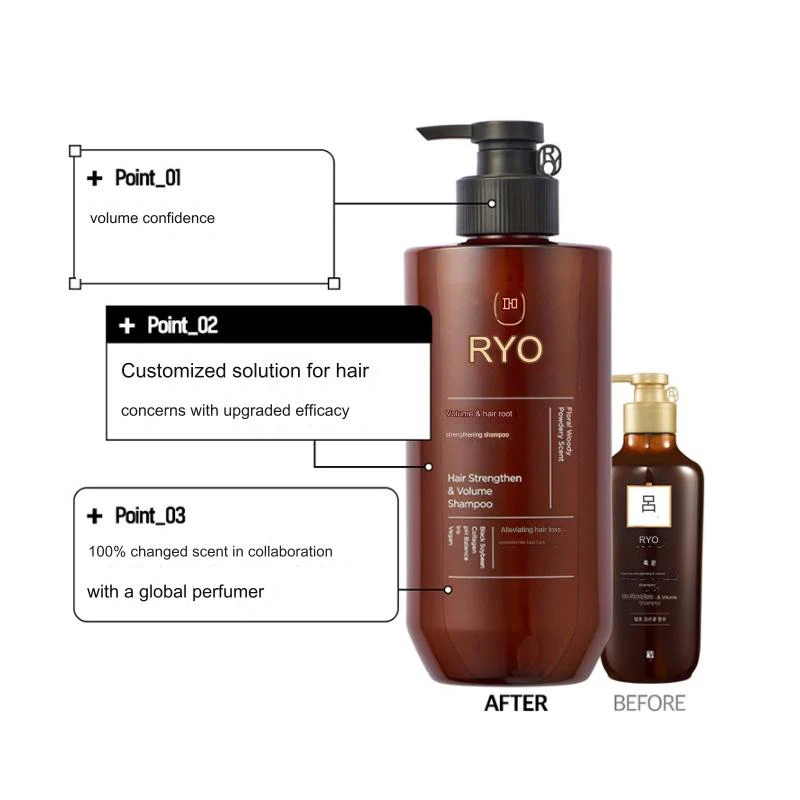Shampooing fortifiant et volume RYO 480 ml